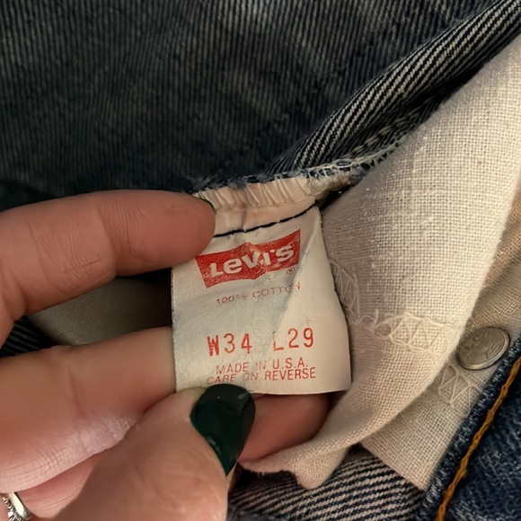 Orange Tag Vintage Levi’s 517 Distressed Mom Jeans - Picture 10 of 11